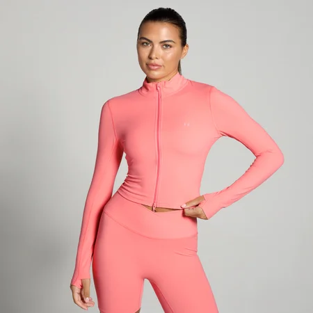 MP Női Tempo Cropped Dzseki – Korall rózsaszín