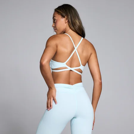 MP Női Tempo Strappy Back Sportmelltartó - Babakék