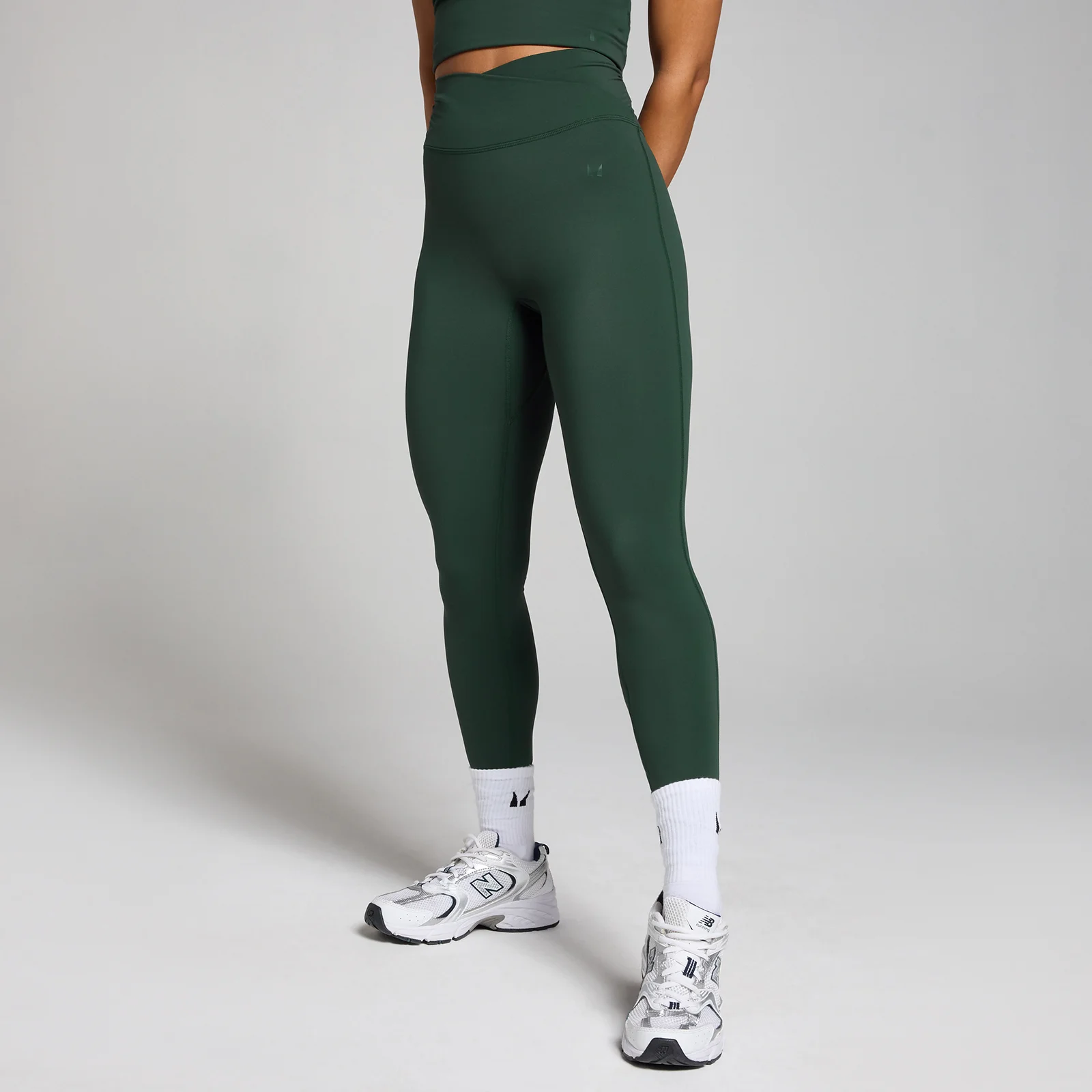 MP Női Tempo Leggings - Sötét smaragdzöld - L kép 1