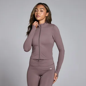 MP Női Tempo Cropped Dzseki - Mokka - Size XL