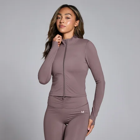 MP Női Tempo Cropped Dzseki - Mokka