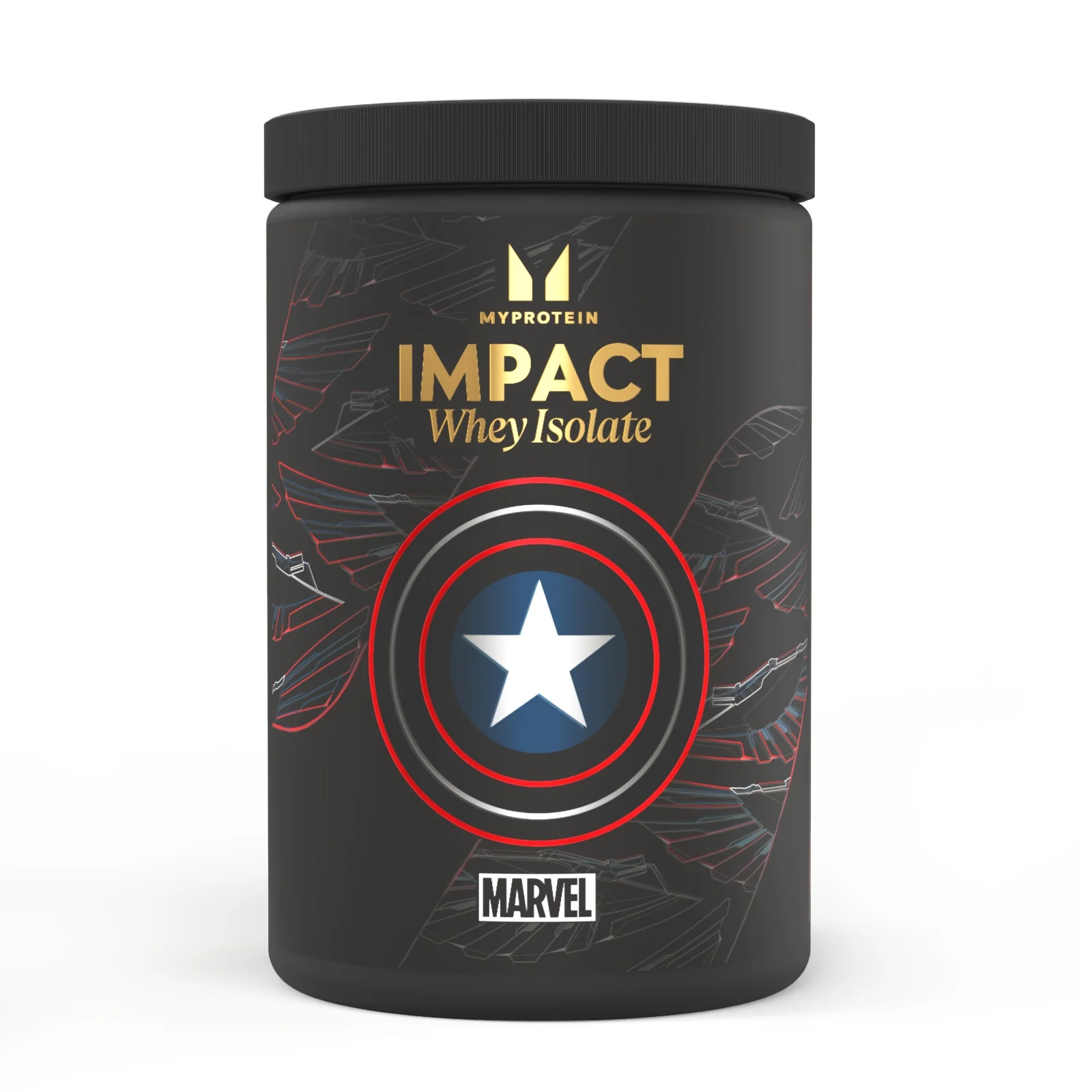 Impact Whey Isolate — Amerika kapitány — Vaníliás málna kép 1