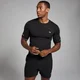 MP Férfi Active Seamless Printed Póló – Fekete