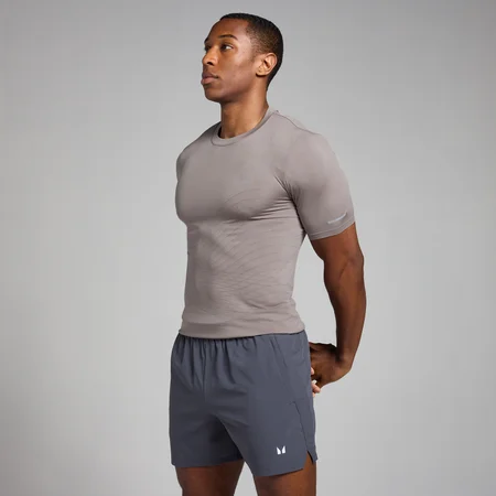 MP Férfi Active Seamless Printed Póló – Hideg szürke