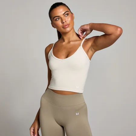 MP Női Tempo Seamless Tank-trikó – Csont