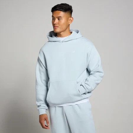 MP Férfi Rest Day Oversized Kapucnis Pulóver - Halványkék