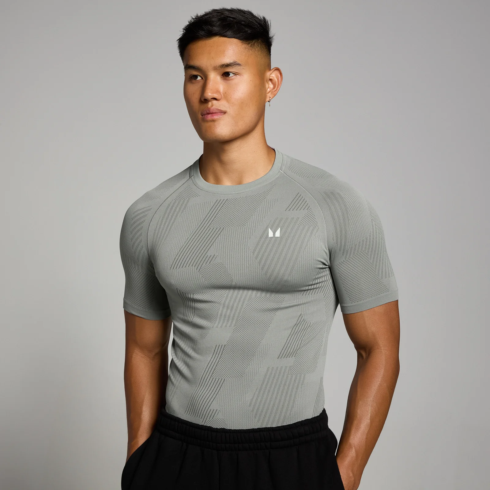 MP Férfi Tempo Pillar Graphic Seamless Póló – Vihar - XXL kép 1