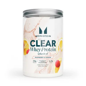 Clear Whey Protein Isolate - Flavour Splash Of - Raspberry & Lemon