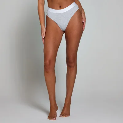 MP Női Mid Rise Tanga (5 db) – Fehér/fekete/szürke márga - XS kép 6