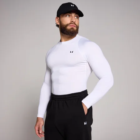 MP Férfi Training Long Sleeve Baselayer – Fehér