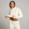 MP Női Basics Oversized Kapucnis Pulóver – Lágy krémszín