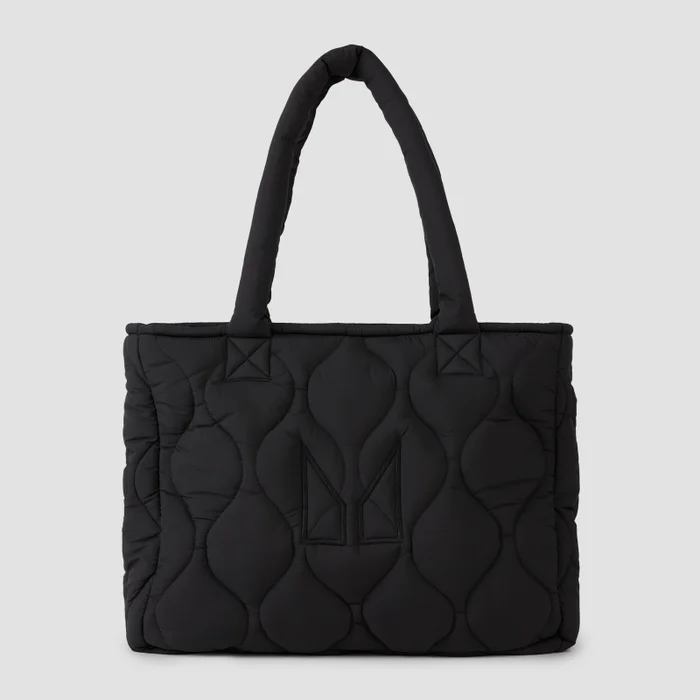 MP Quilted Padded Válltáska – Fekete