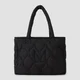 MP Quilted Padded Válltáska – Fekete