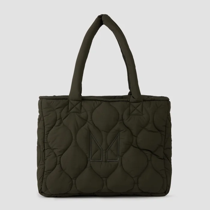 MP Quilted Padded Válltáska – Erdőzöld
