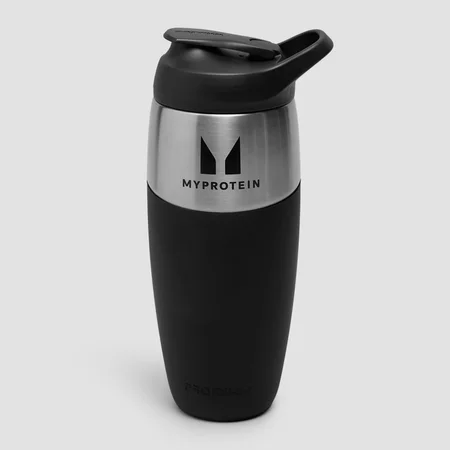 Myprotein x Promixx Egyfalú Fém Palack 950ml - Rejtőzködő Fekete