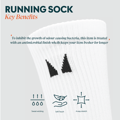 MP Running Zokni (3 db.) – Fehér - UK 6-8 kép 7