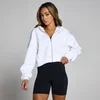 MP Női Basics Zip Through Cropped Kapucnis Pulóver – Fehér