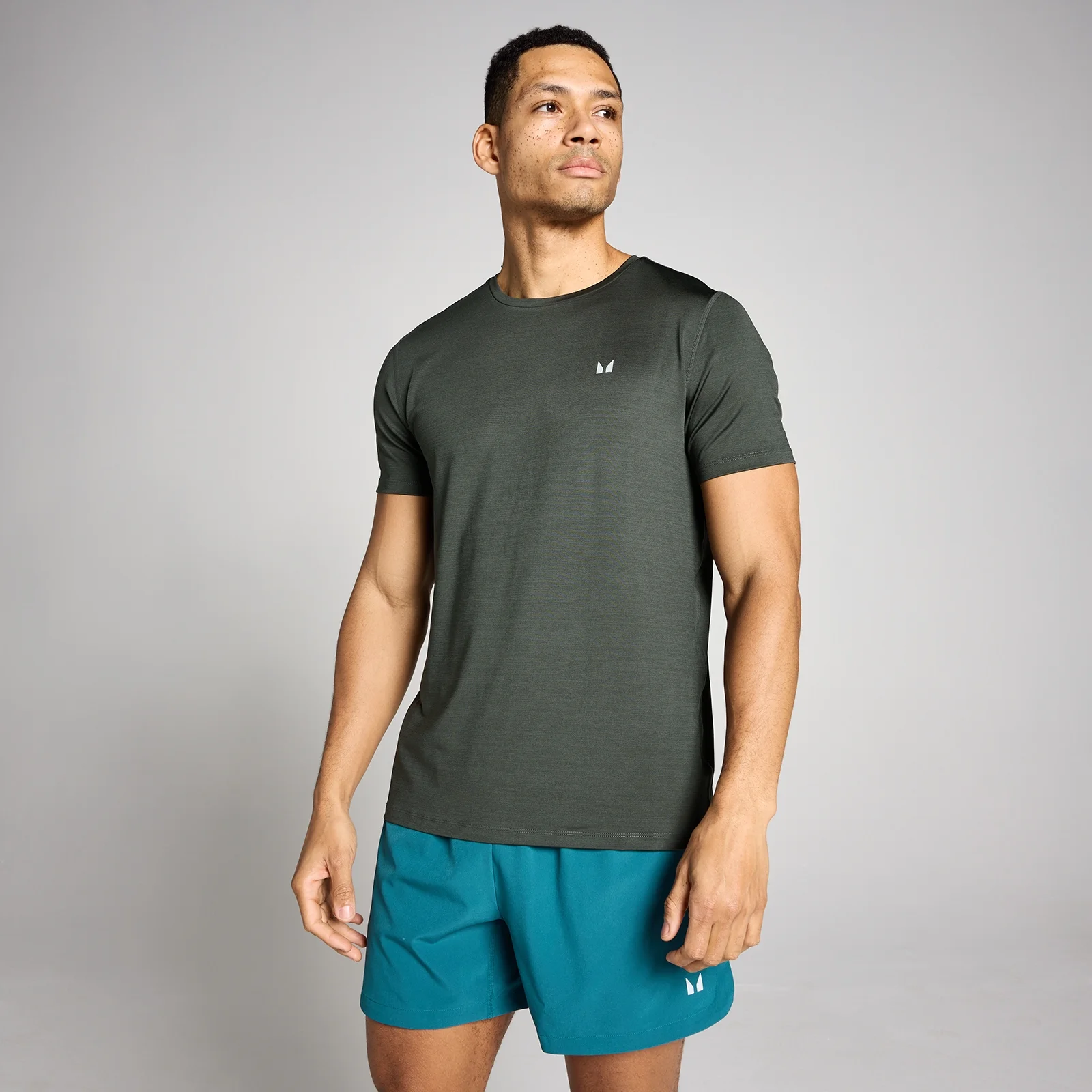 MP Men's Tempo Marl T-Shirt - Washed Black - S kép 1