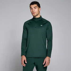 MP Férfi Training 1/4 Zip Felső - Sötét smaragdzöld - Size M