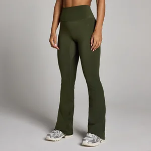 Női MP Tempo Bővülő Leggings - Erdőzöld - Size L