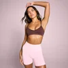 Női MP Tempo Seamless Rached Sportmelltartó - Fudge