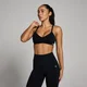 MP Női Tempo Seamless Ruched Front Sportmelltartó - Fekete
