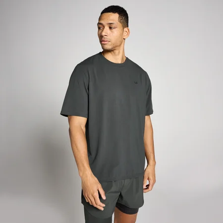 MP Férfi Oversized Hybrid Póló - Matt Fekete