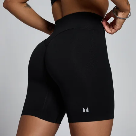 Női MP Tempo Hybrid Seamless Rövidnadrág - Fekete