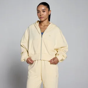 MP Női Könnyű Hurkolt Cipzáras Kapucnis Pulóver - Butter - Size XL