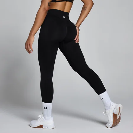 MP Női Lift Seamless Scrunch Leggings - Fekete
