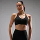 MP női Tempo Ultra varrás nélküli sport melltartó - Fekete