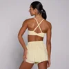 MP női Tempo Twist Back Sportmelltartó - Vajszín