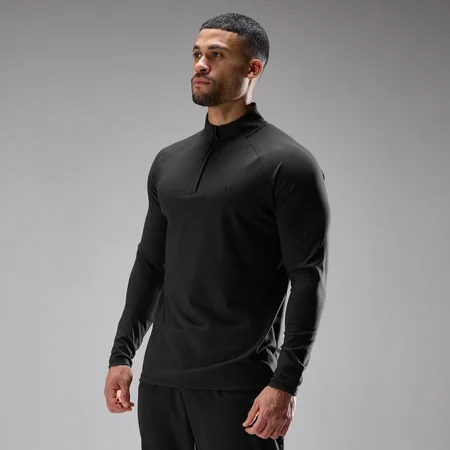 MP férfi Training Ultra jersey 1/4 cipzáras - Fekete