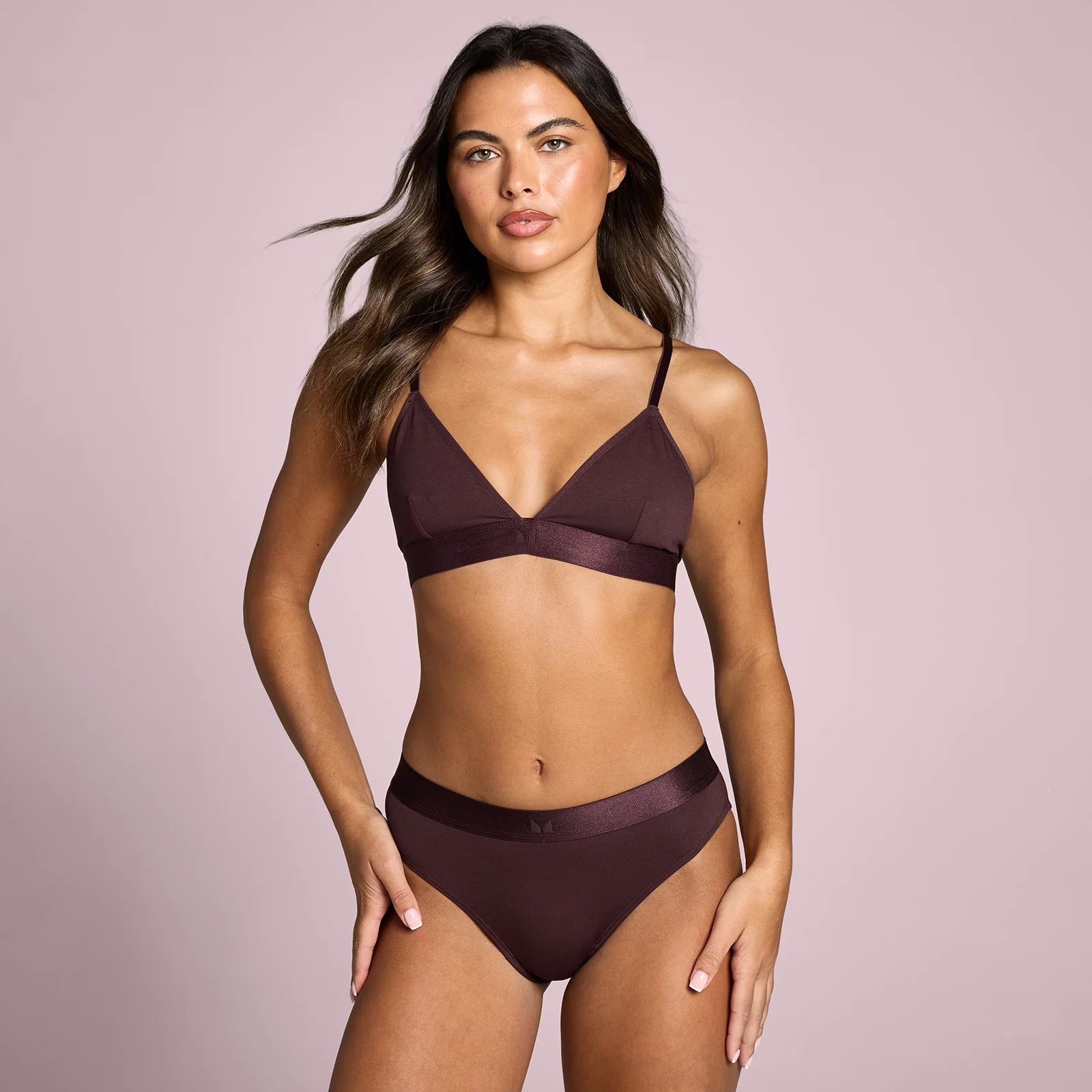 MP Női V-nyakú bralette - Fudge - L kép 1