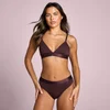 MP Női V-nyakú bralette - Fudge