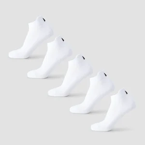 MP Unisex Sportszár Zokni (5 darabos csomag) - Fehér - Size UK 6-8