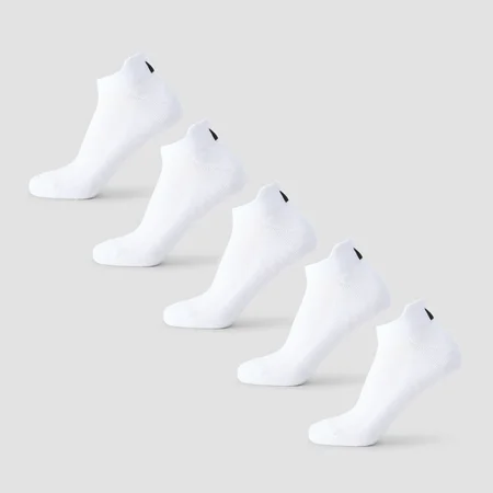 MP Unisex Sportszár Zokni (5 darabos csomag) - Fehér