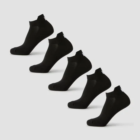 MP Unisex Edzőzokni (5 Darabos Csomag) - Fekete