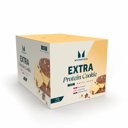 Extra Protein Cookie Variety Box | 12 süti