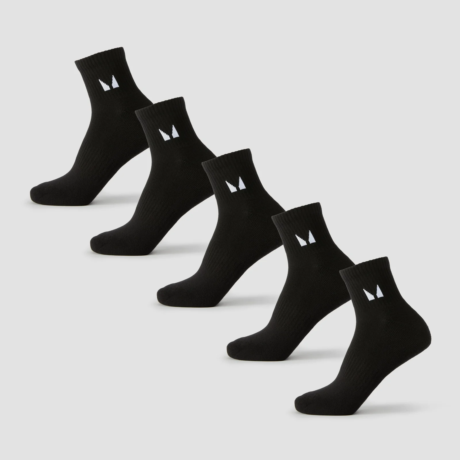 MP Unisex Boka Zokni (5 Darabos Csomag) - Fekete - UK 9-11 kép 1