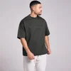 MP Férfi Oversized Pamut Póló - Matt Fekete