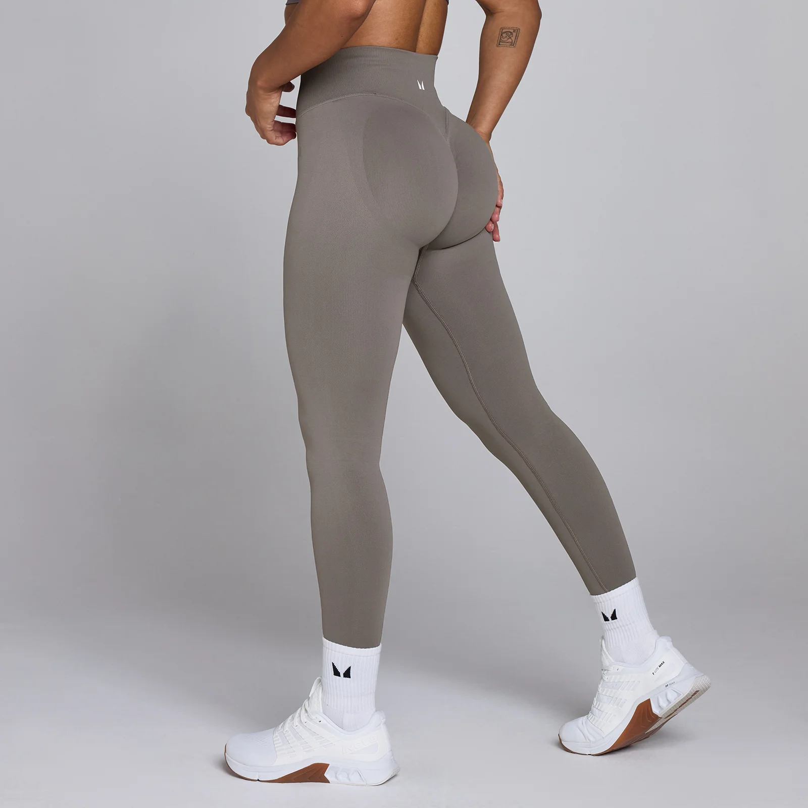 Női MP Lift Seamless Leggings - Sötét Trüffel - XXL kép 1