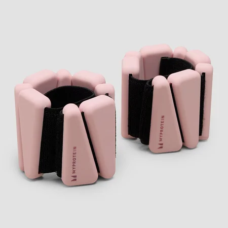 Myprotein Szilikon Boka/Csukló Súly Táskában (1 font) - Blush Pink