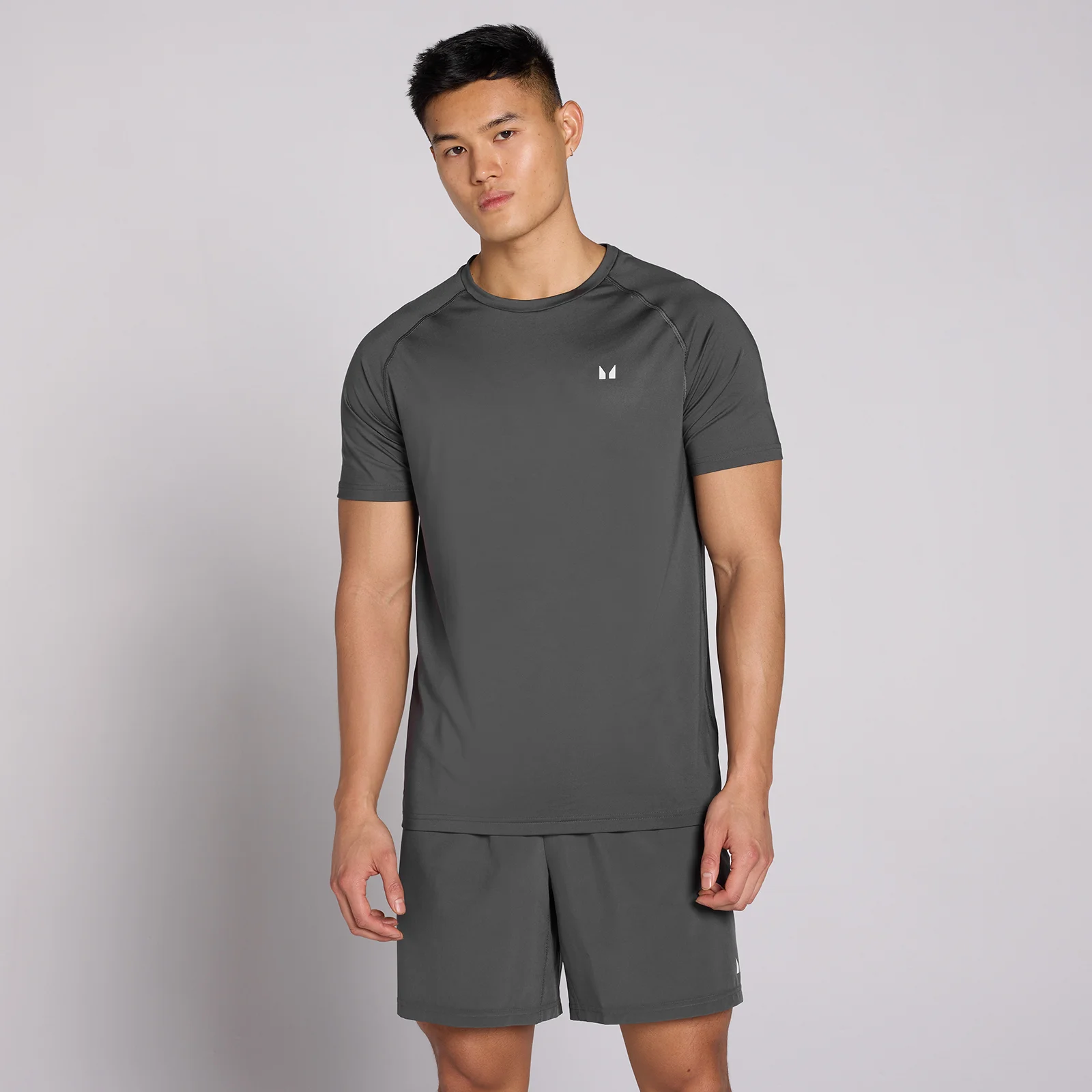 MP Men's Training Short Sleeve T-Shirt - Dark Grey - S kép 1