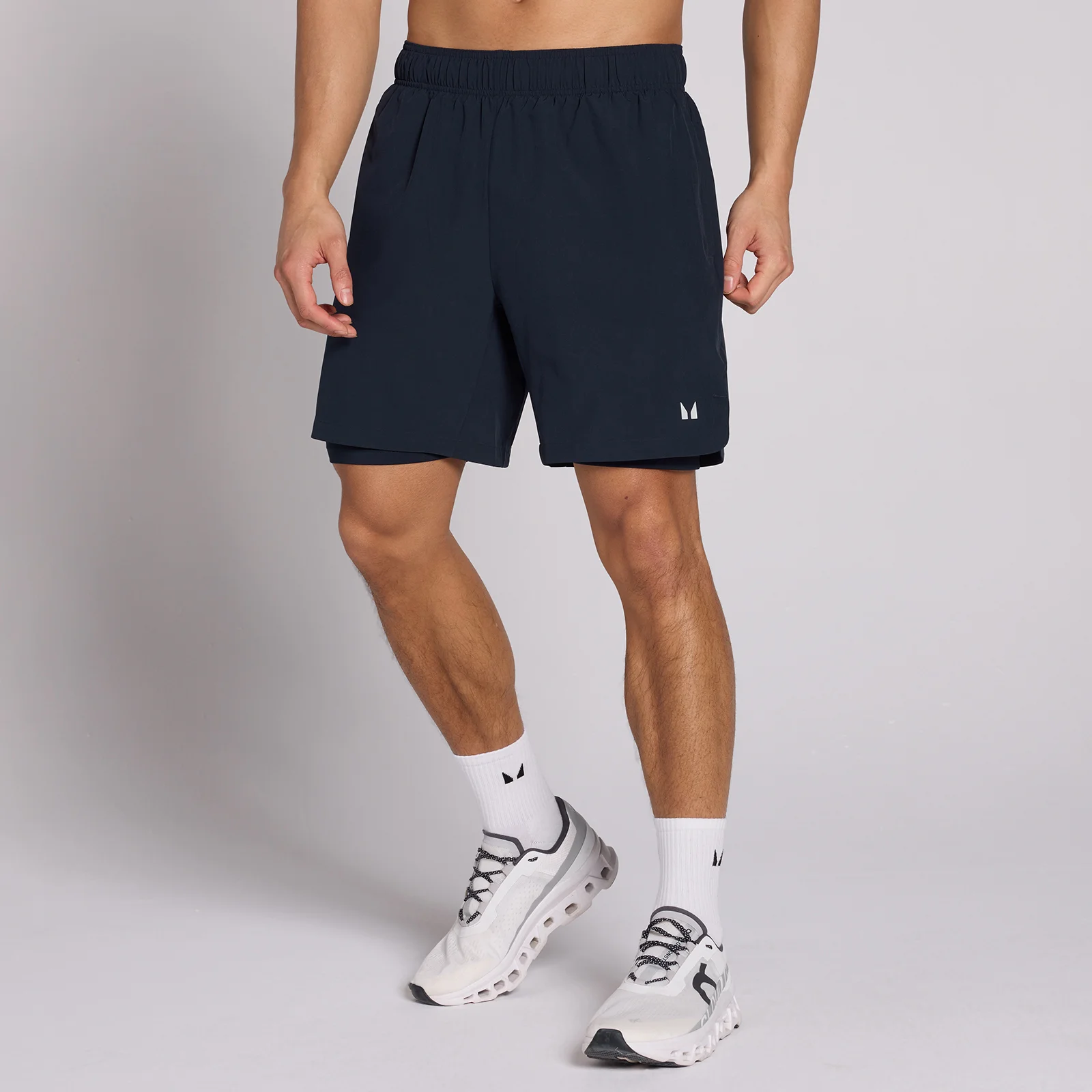MP Men's 7" 2-in-1 Training Shorts - Dark Navy - S kép 1