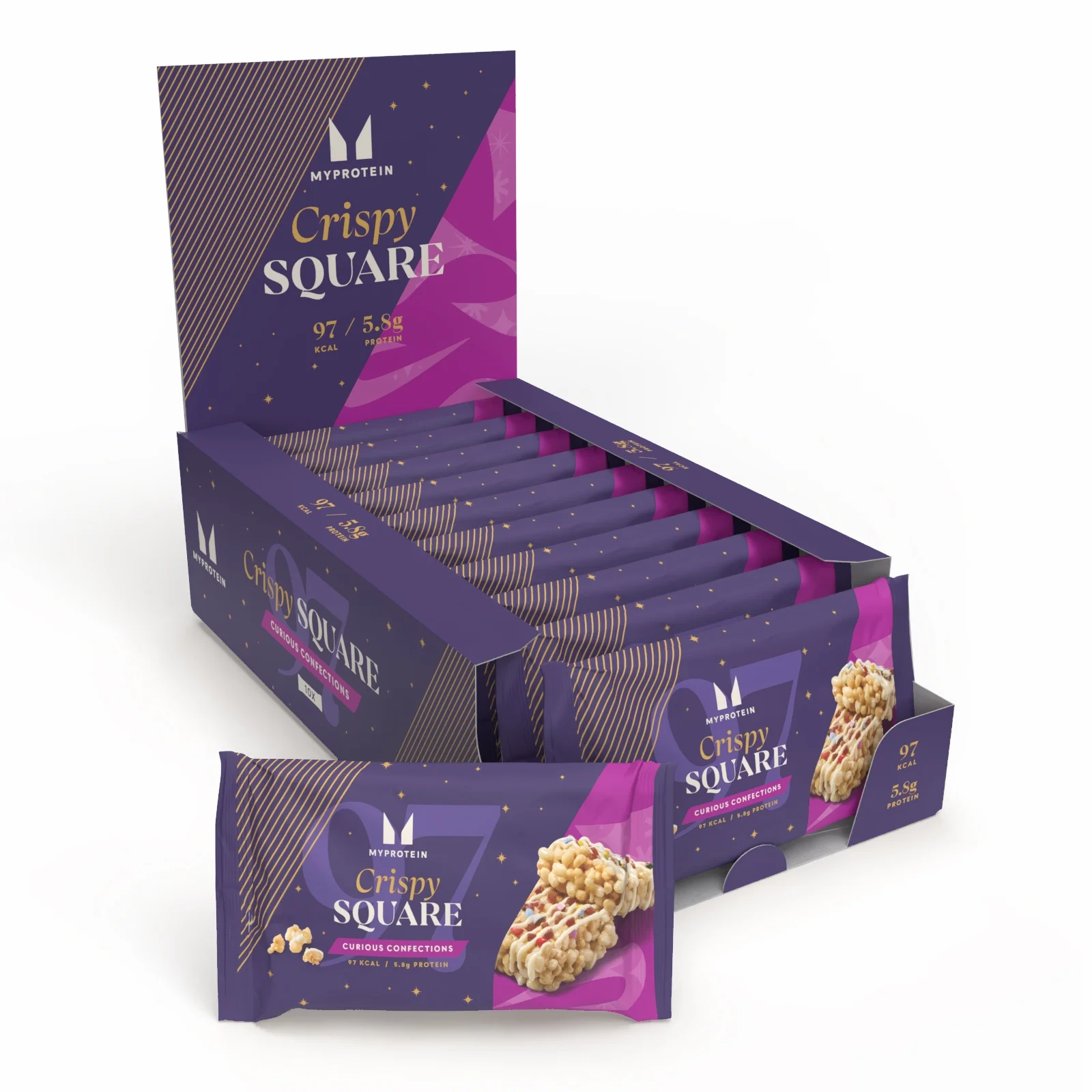 Crispy Square - 10Szeletek - Curious Confections kép 1