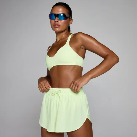 MP Női Tempo Twist Back Sport Melltartó - Matt Lime