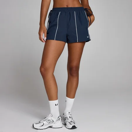 MP Női Tempo Contrast Tie Woven Short - Éjkék