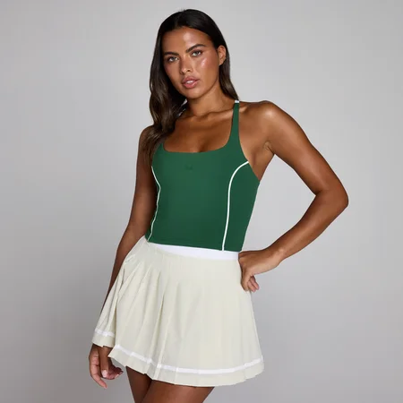 MP Női Tempo Contrast Strappy Racerback Trikó - Versenyzöld