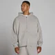 Oversize 2 irányú cipzáras kapucnis pulóver - Chalk Grey
